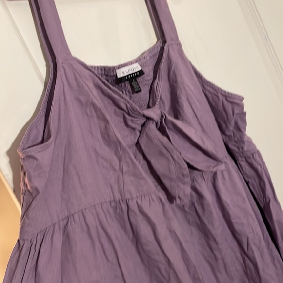 Eloquii Elements Linen Maxi Summer Plus Dress sz26 - Picture 3 of 5